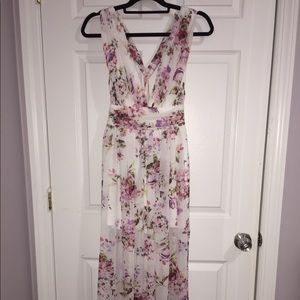 Maxi floral summer dress